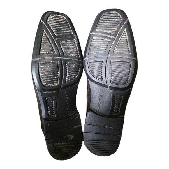 ROCKPORT Men\'s Brown Leather Slip-On Shoes - Size 9 1/2‎